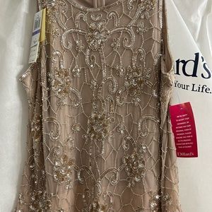 Size 18 JKARA dress from Dillards. NWT. Blush pink color.